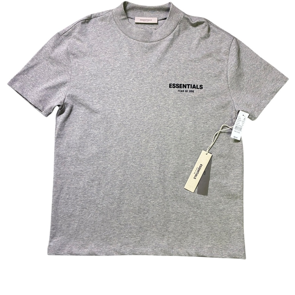 Essentials Dark Oatmeal T-Shirt for Men